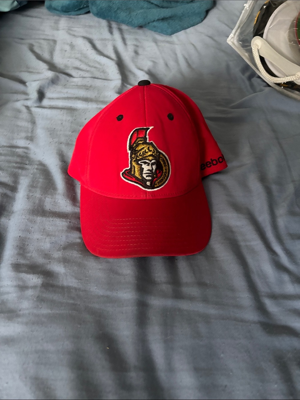 Reebok Red Ottawa Senators Embroidered Logo Baseball Cap